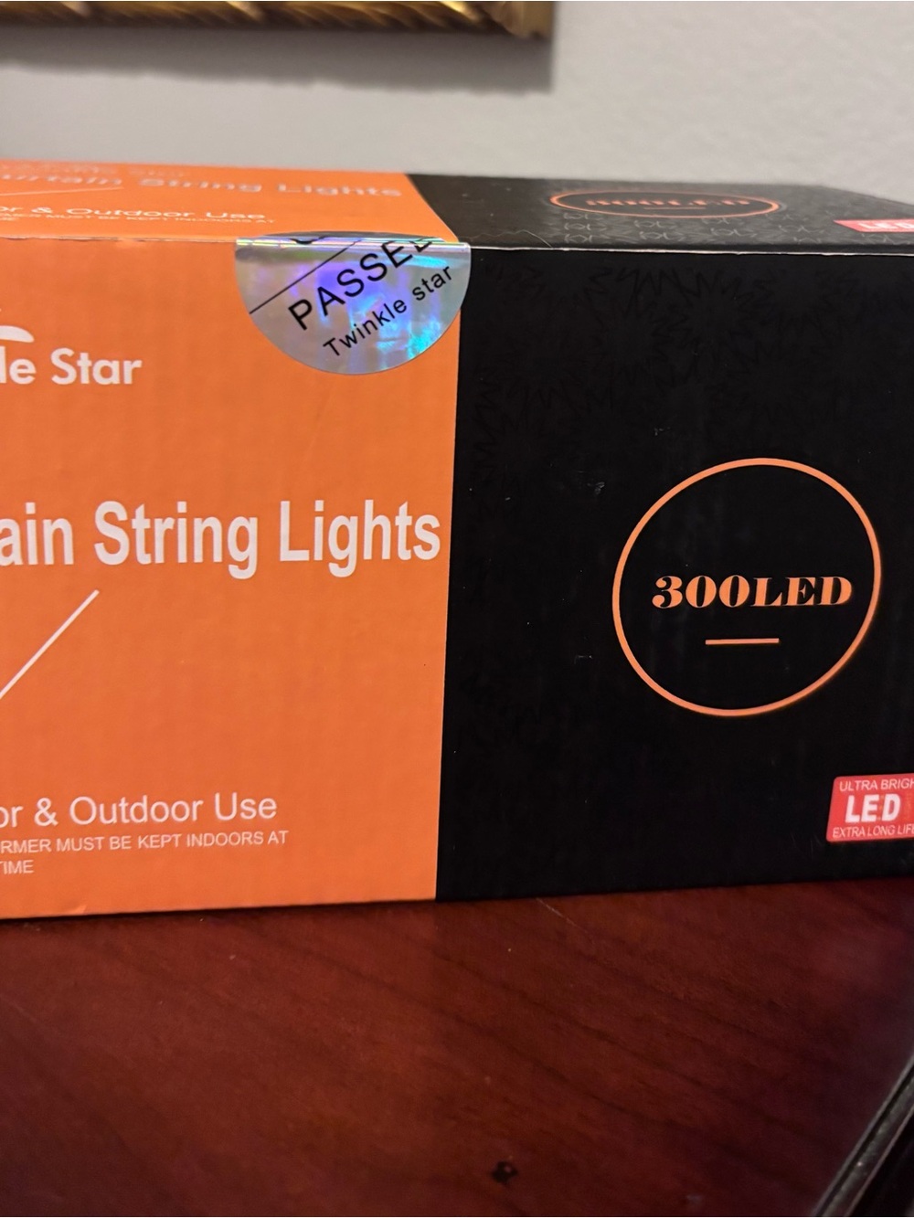Twinkle Star 300 LED Curtain String Lights new in Box.